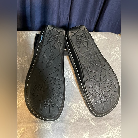 Alegria Blue & White Sandals - Picture 7 of 7